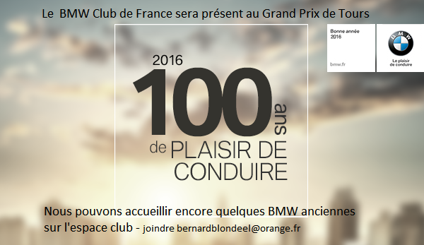 100 ans BMW - BMW Club de France 2016